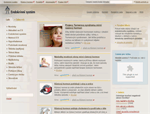 Tablet Screenshot of endokrinni-system.cz